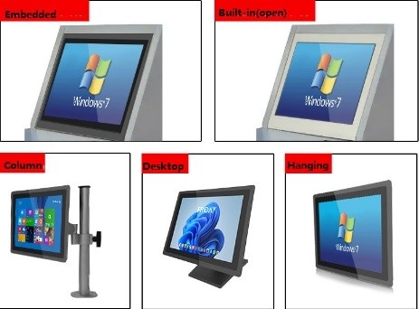 industriale tutto dello SSD 32G in una progettazione di protezione dell'impulso del touch screen del PC