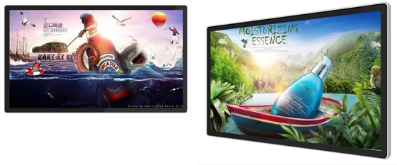 Touch screen di pubblicità fissato al muro su misura 3480*2160 dell'esposizione