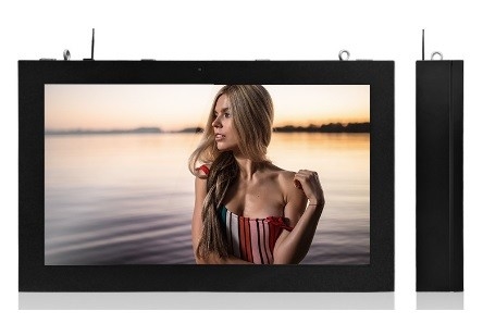 Dimensione 55&quot; dello schermo Digital fissata al muro che annuncia l'esposizione di LED di tocco dello schermo