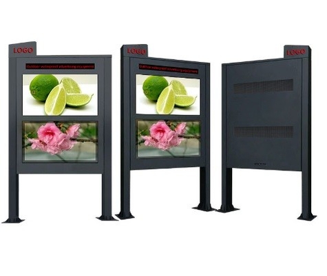Radiodiffusione inossidabile della pubblicità dell'esposizione all'aperto del touch screen 120KG