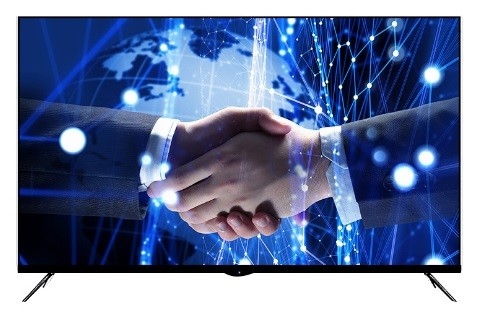 Luminosità 500cd/M2 TV LCD a grande schermo astuta senza fili 50&quot; IPS RAM 2GB