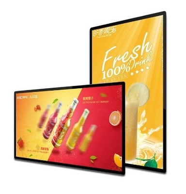 Dimensione di pubblicità fissata al muro 65&quot; del pannello del touch screen multi finestra