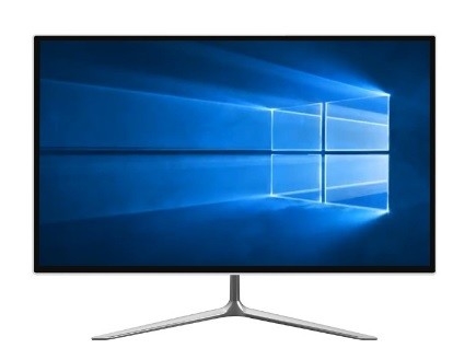 21.5inch touch screen all in one computer I3 8G 128G Lifting Screen Siver bianco