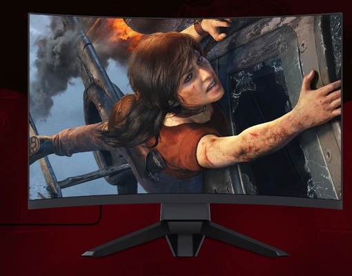 Desktop computer da tavolino tutto della lampadina di gioco 2K LED di profondità 80mm AIO in un PC