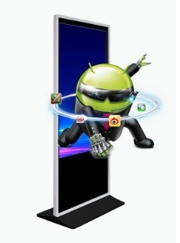 Esposizione all'aperto 75&quot; del touch screen IP65 carta grafica integrata di Android 6,0