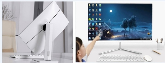 8GB DI RAM a 24 pollici di grado Win10 di Cockwise 90 del PC LCD del touch screen di AIO