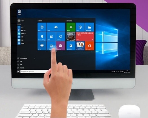 CPU I3/I5/I7 AIO Schermo tattile PC 8G RAM 64G HD Definizione 1920x1080