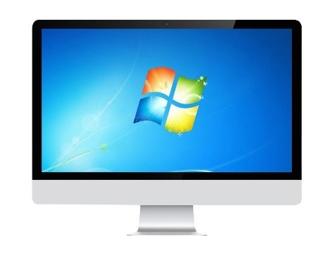 Angolo visivo LCD 178 gradi AIO Touchscreen Rapporto schermo PC 16:9 Win7
