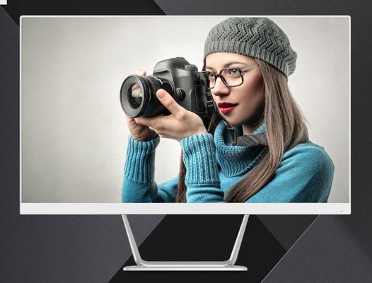 Desktop pc sottile 23,8&quot; del monitor AIO SSD 2,5&quot; di sostegno M.2 HD normale Msata HD 1920x1080