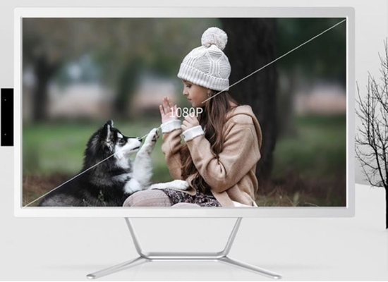Alto-guadagno incorporato WIFI del PC del touch screen dello SSD AIO di 32G RAM 512G