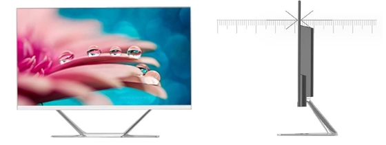Webcam HD PC desktop AIO con display IPS FHD da 21,5&quot; e SSD da 256GB/512GB