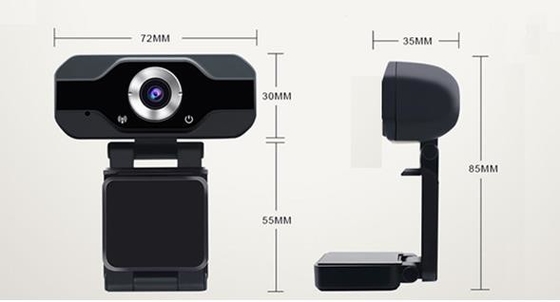 Interfaccia USB 2.0 integrata nel microfono Webcam con sistema Windows/Mac OS/Android/Linux