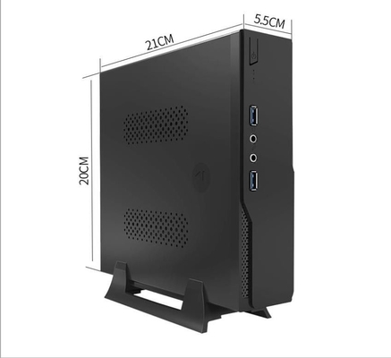 256GB SSD Compact Mini PC con schede madri nere ad alta capacità KuYu I7 2.5-3.0GHz Win7/8/10