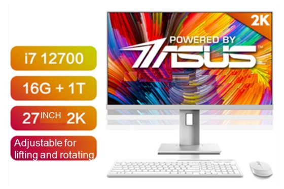 I7 12700 All In One Pcs 27INCH 16G + 1T Prezzo competitivo 178o Angolo visivo