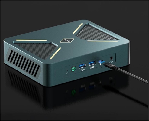 Nero/Argento 0.3Kg Mini PC Desktop Host 128G Storage Con Wifi/CPU/OS aggiornabile