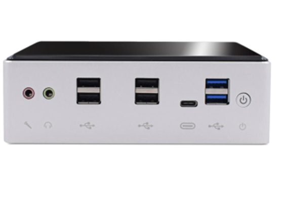Black/Silver 256GB SSD Mini PC con doppio sistema operativo (Windows 10/11 o Android) I7-10th