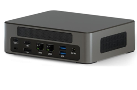 Black/Silver 256GB SSD Mini PC con doppio sistema operativo (Windows 10/11 o Android) I7-10th